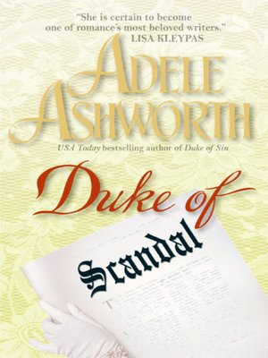 cover image of Duke of Scandal